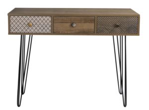Zagora 3 Drawer Desk