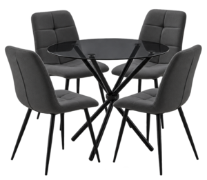 Enzo 4 Seat Dining Set