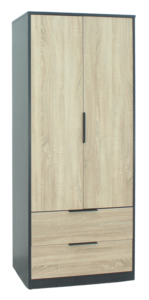 Harbin Contract 2 Door 2 Drawer Wardrobe