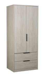 Harbin 2 Door 2 Drawer Wardrobe