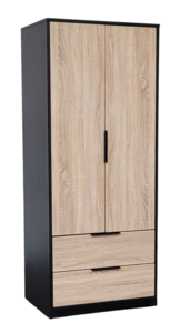 Harbin 2 Door 2 Drawer Wardrobe