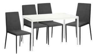 Milan 4 Seat Dining Set