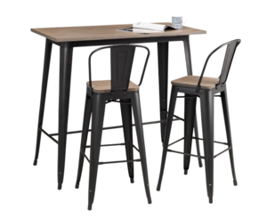 New York 2 Seat Bar Table Set