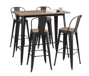 New York 4 Seat Bar Table Set
