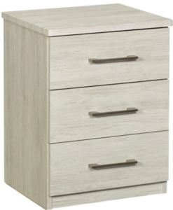 Sterling 3 Drawer Bedside
