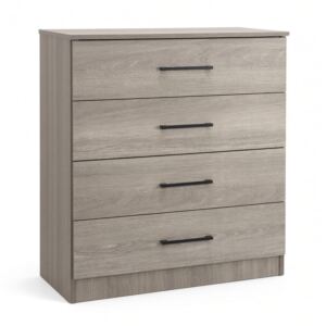 Sterling 4 Drawer Chest Grey Oak