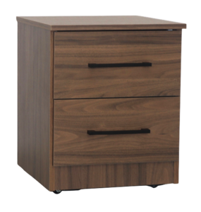 Sterling 2 Drawer Bedside walnut