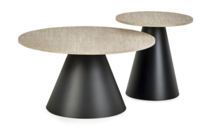Vulcan Coffee & Lamp Table Set