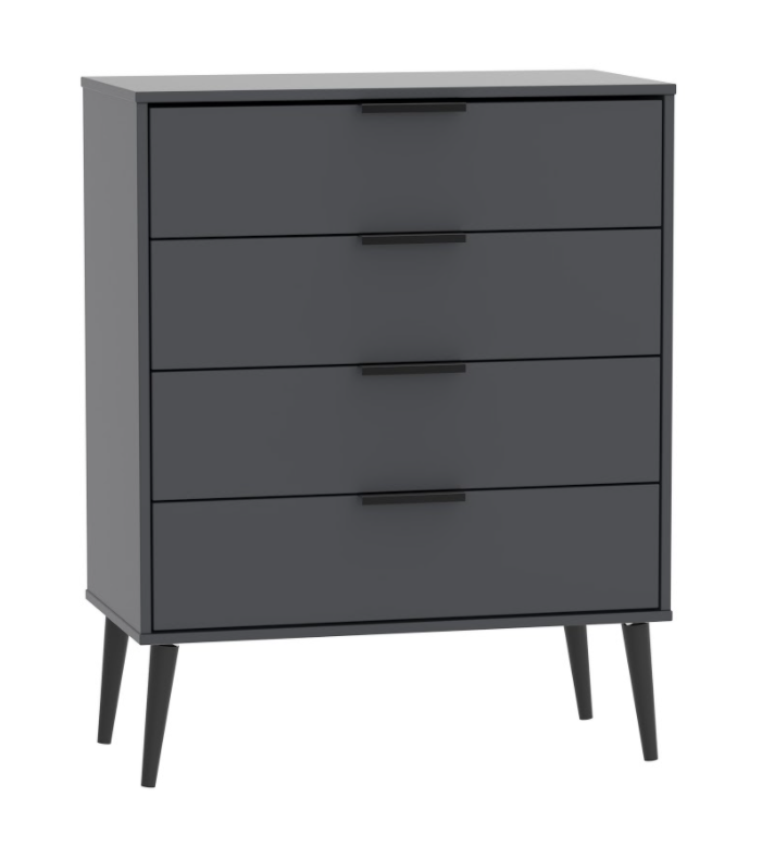 Harbin Contract 4 Drawer Chest Grey