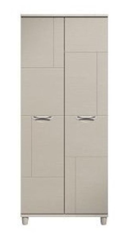 Monza 2 Door Wardrobe Elm Cross Grain 