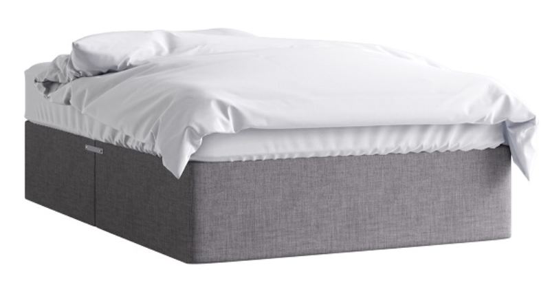 Memory Single Divan Bed Set One Colour - One Size