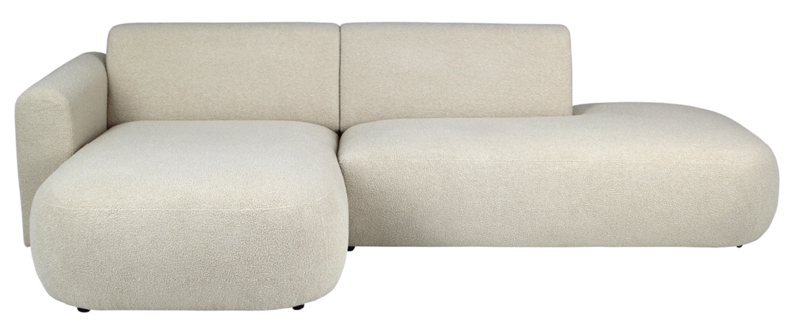 Bellino Corner Sofa White Boucle