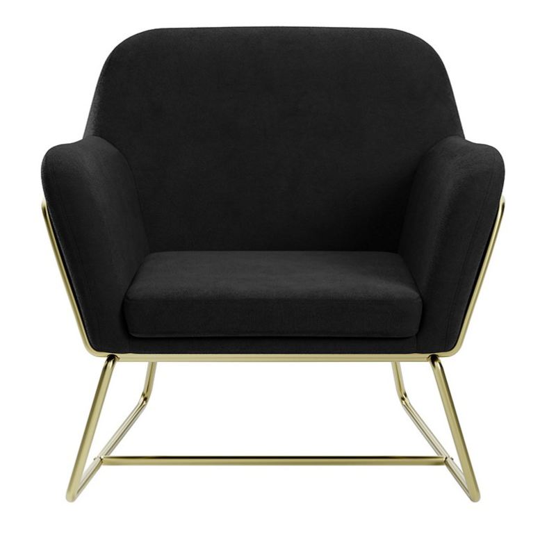 Charles Feature Chair Black