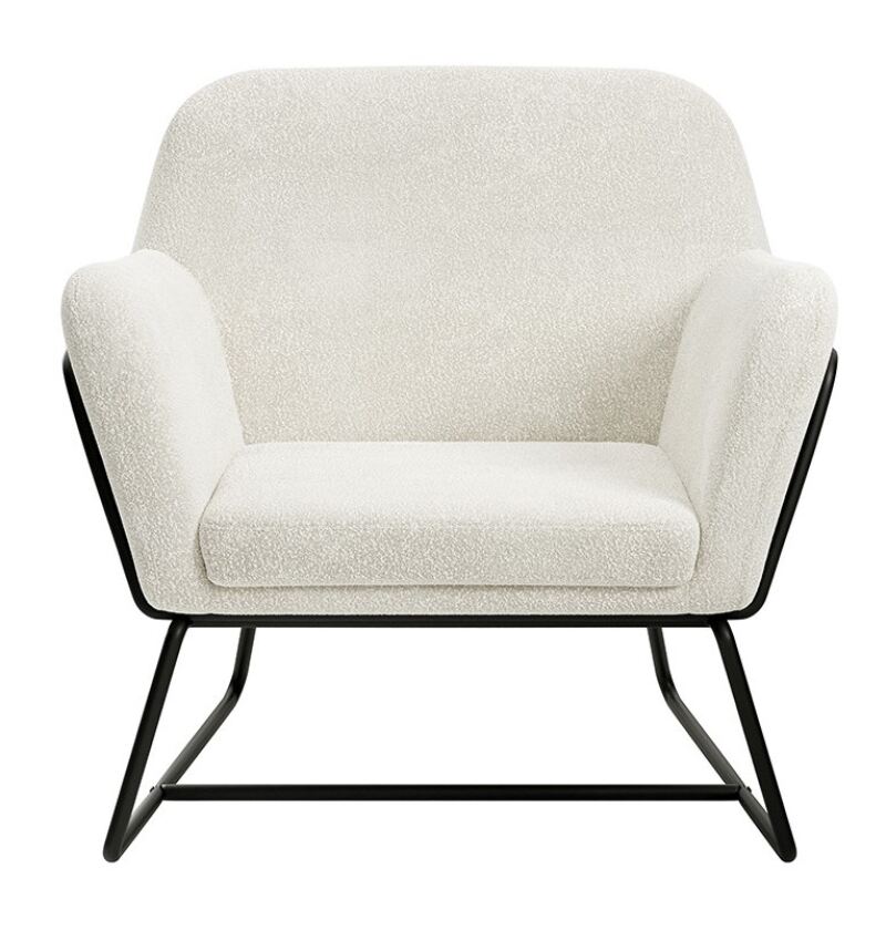 Charles Feature Chair Ivory