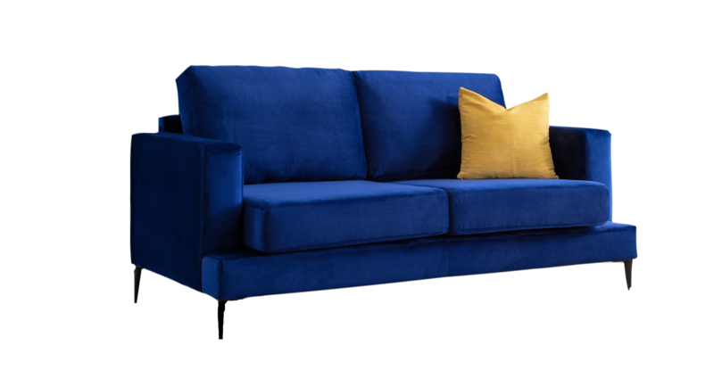 Charlie 3 Seat Sofa Blue