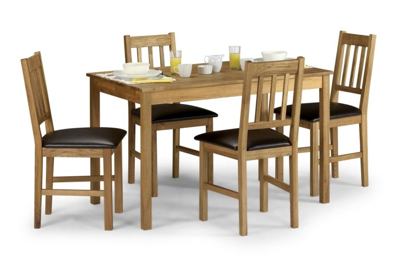 Coxmoor 4 Seat Dining Set Oak