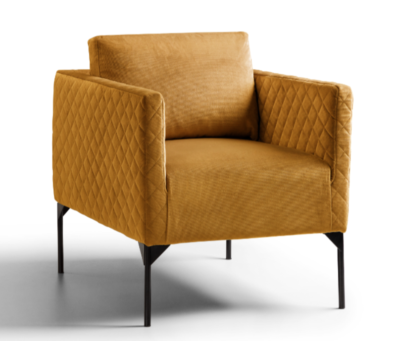 Daisy Feature Chair Gold