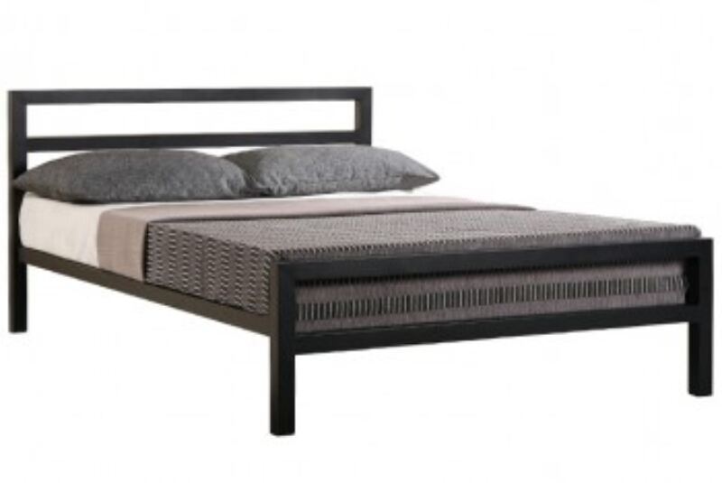 Eaton Double Contract Bed Frame Black - One Size