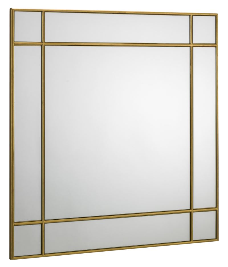 Sphynx Wall Mirror Glass & Gold 