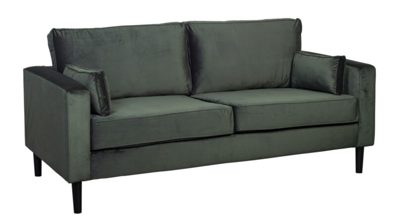 Howard 3 Seat Sofa Green Velvet