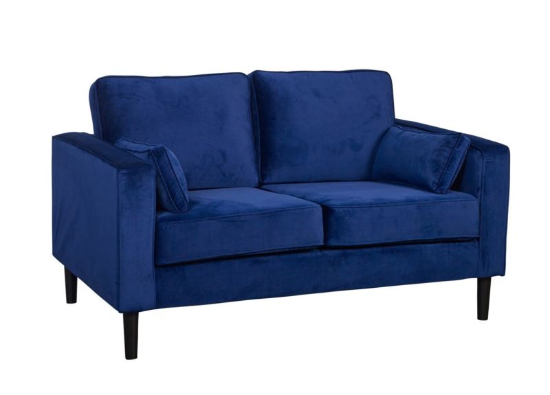 Howard 2 Seat Sofa Blue Velvet