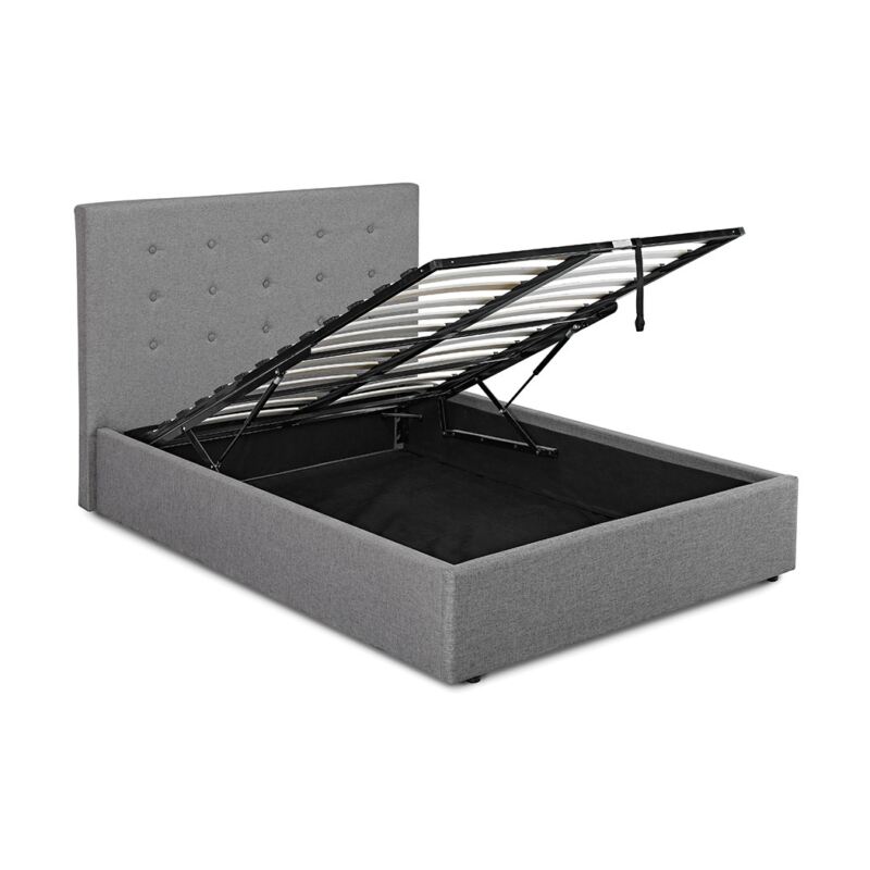 Lucca 4'6 Storage Bed Frame Grey