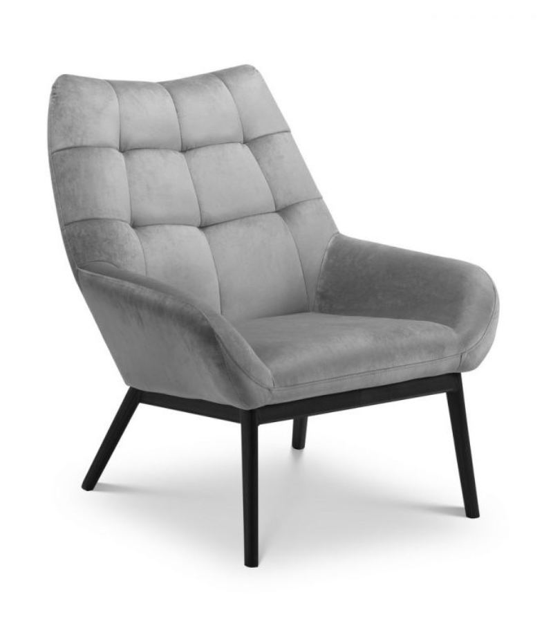 Lucy Feature Chair Grey