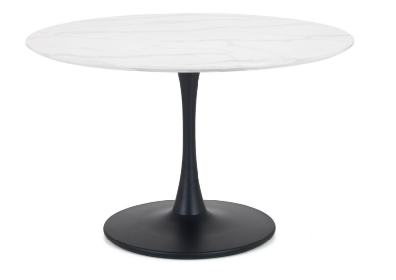 Netherland 4 Seat Dining Table Black & White