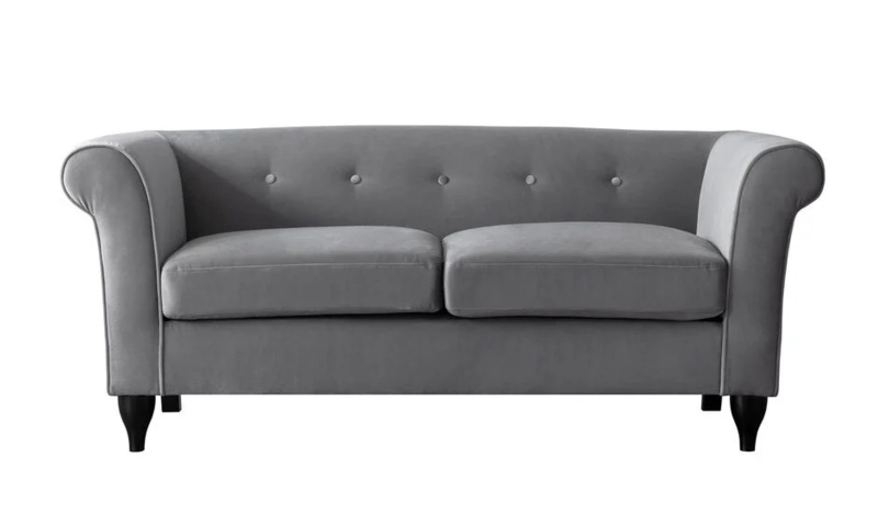 Monty 2 Seat Sofa Grey