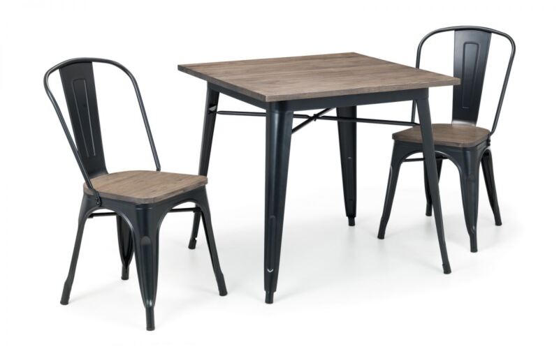 New York 2 Seat Dining Set Walnut