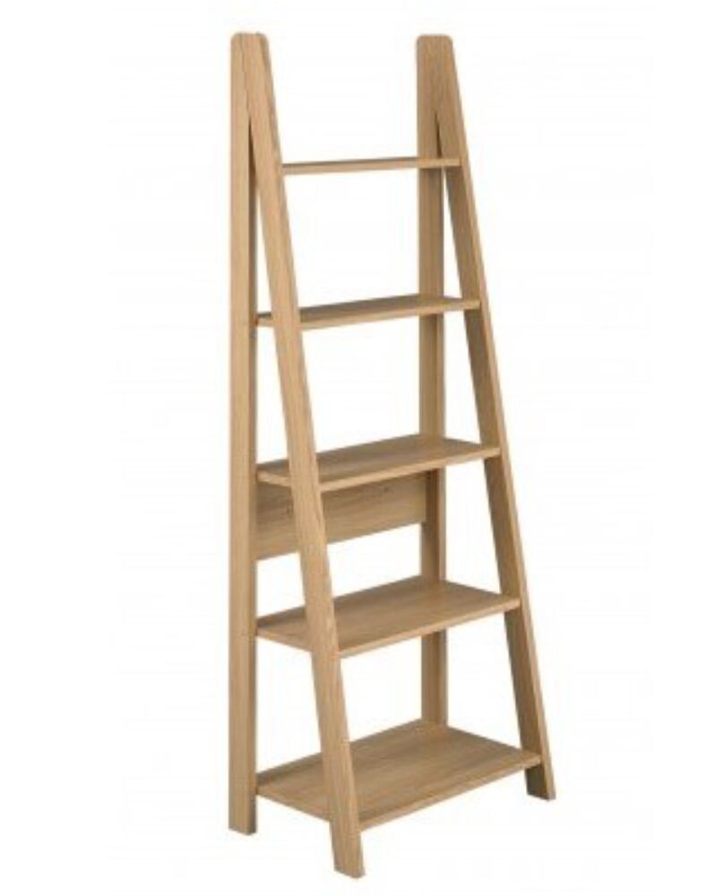 Oslo Ladder Bookcase Oak