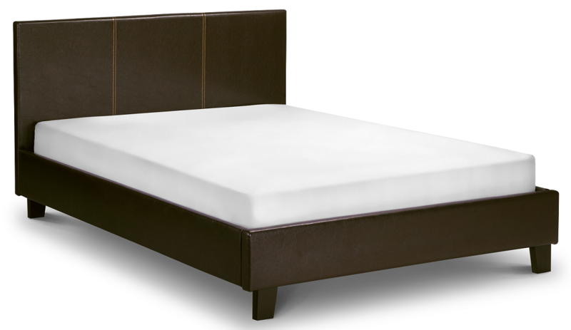 Prado Double Bed Frame Brown - One Size