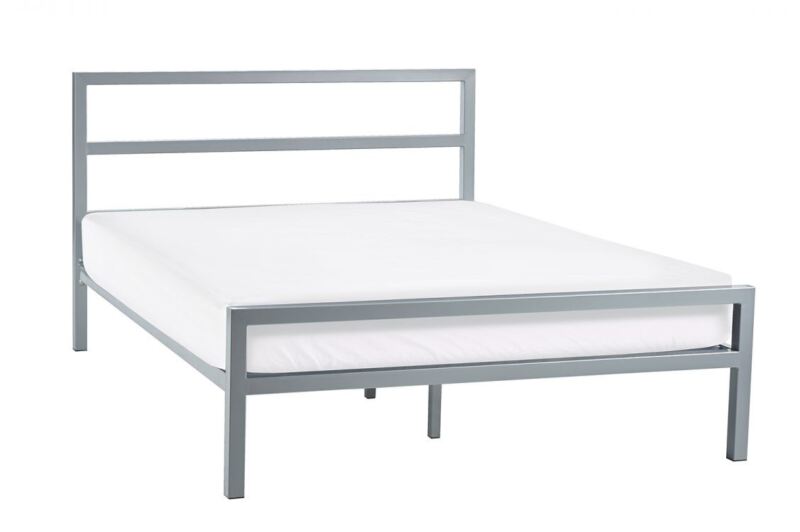 Soho Small Double Contract Metal Bedframe Dark Grey