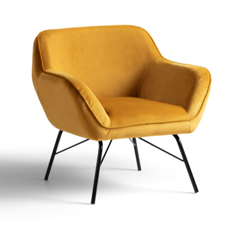 Tulip Feature Chair Gold