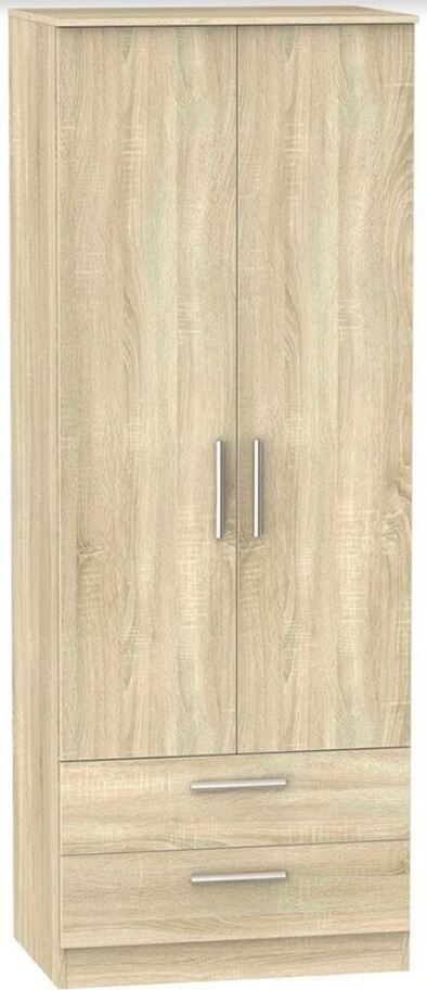 Sterling 2 Door 2 Drawer Wardrobe