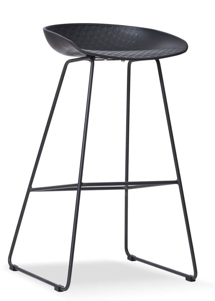 Alpha Contract Bar Stool Black