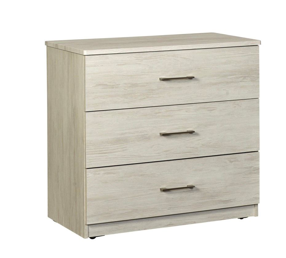Sterling 3 Drawer Chest Light Artwood