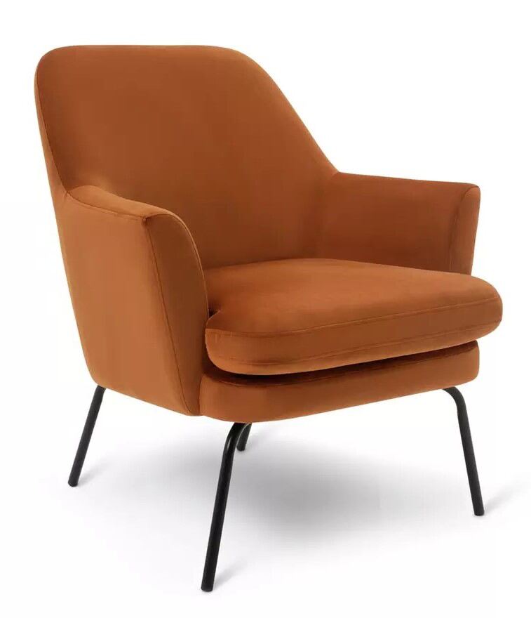 Cade Feature Chair Rust