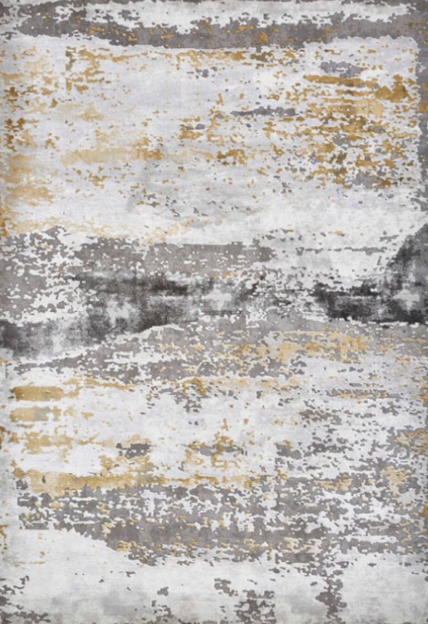 Craft Rug Grey/Ochre