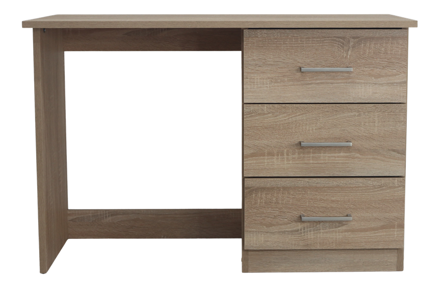 Essential 3 Drawer Desk Sonoma Oak