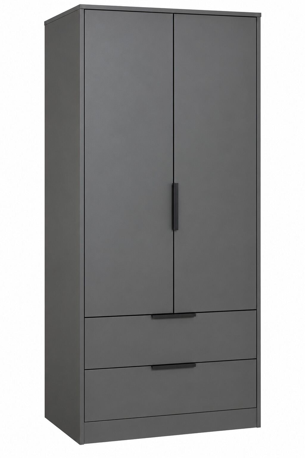 Harbin Contract 2 Door 2 Drawer Wardrobe Grey