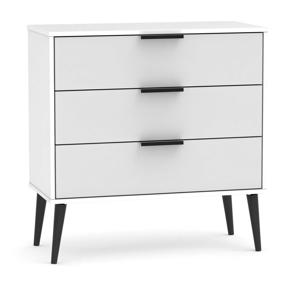 Harbin Contract 3 Drawer Chest White