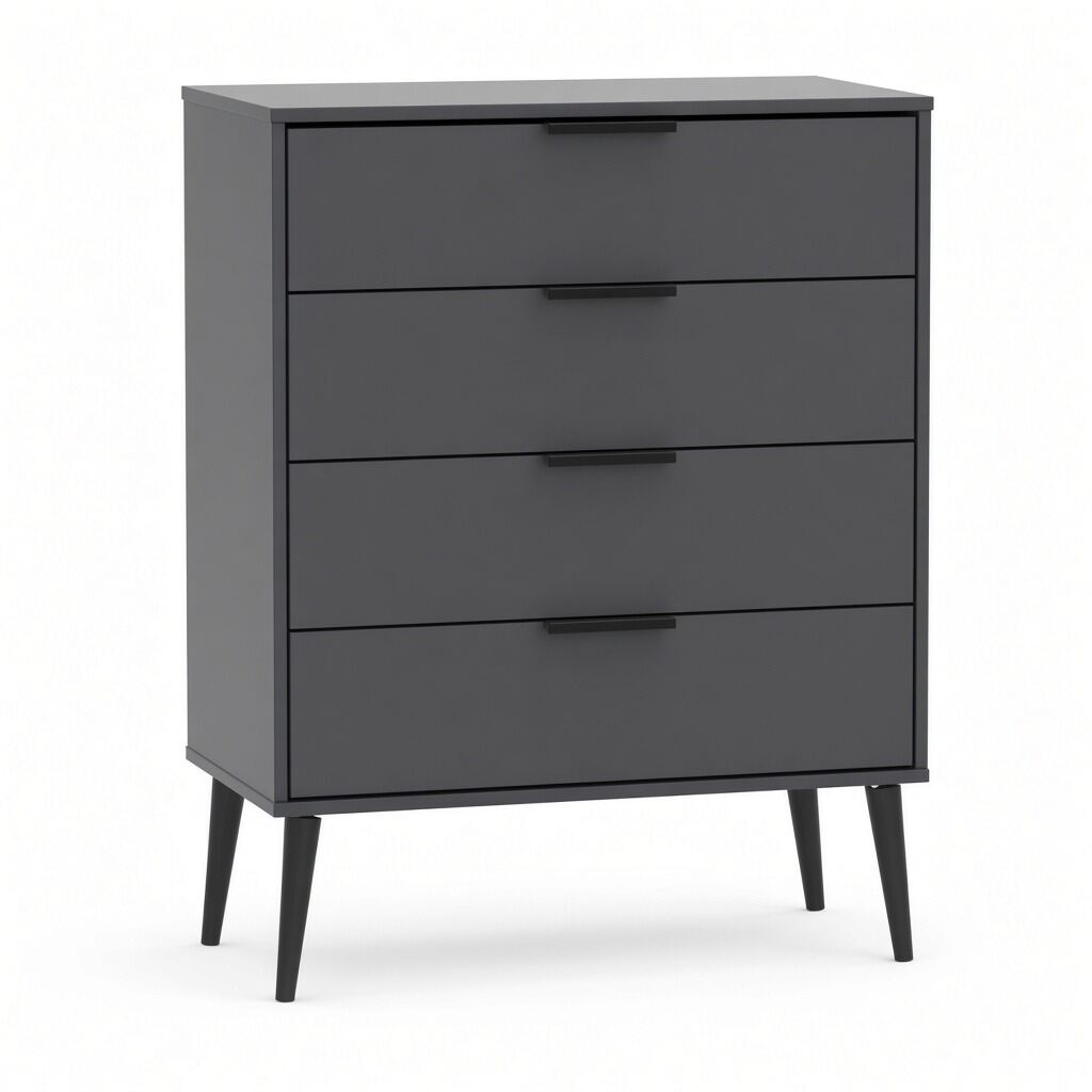 Harbin Contract 4 Drawer Chest Grey