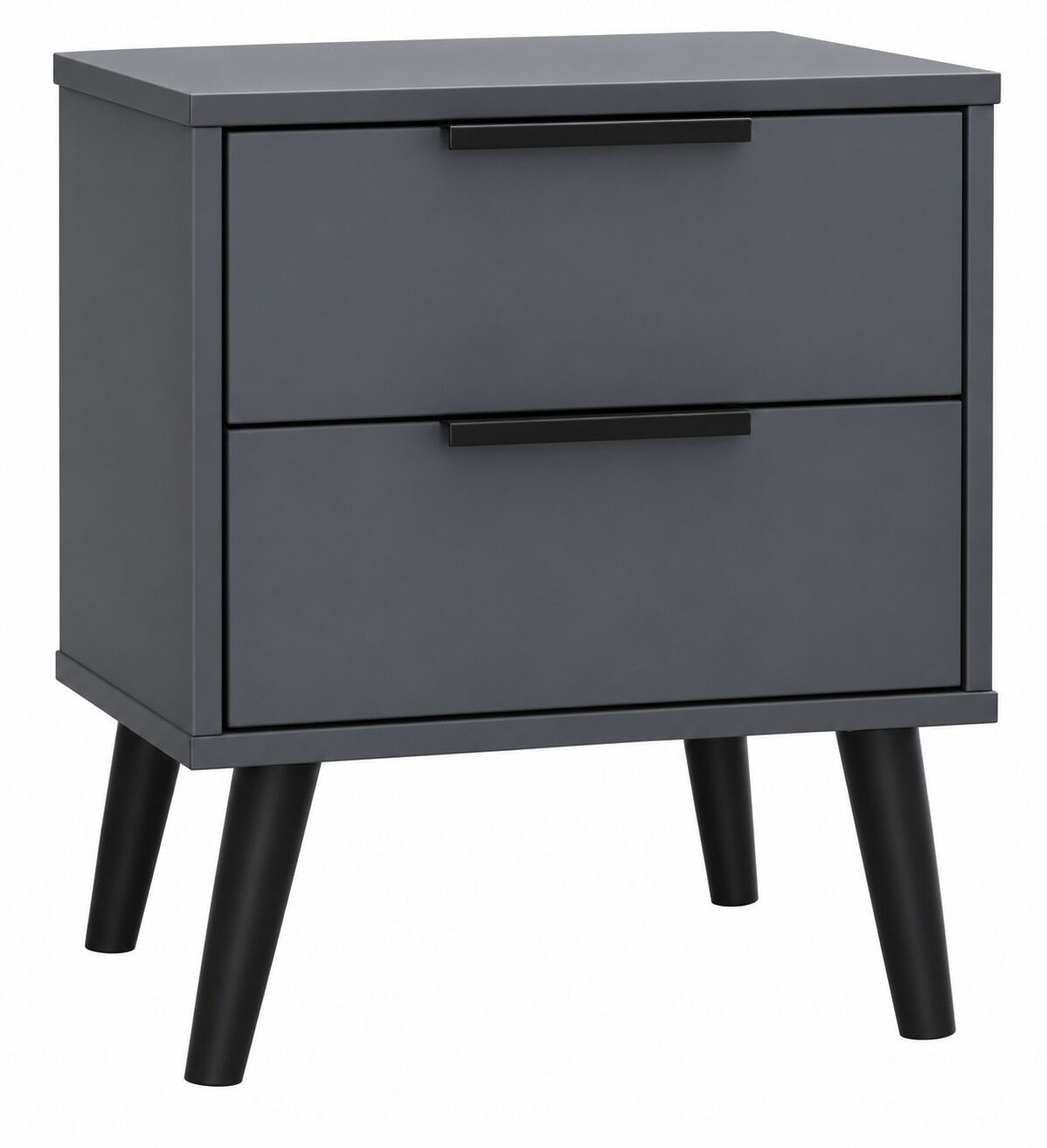 Harbin Contract 2 Drawer Bedside Grey