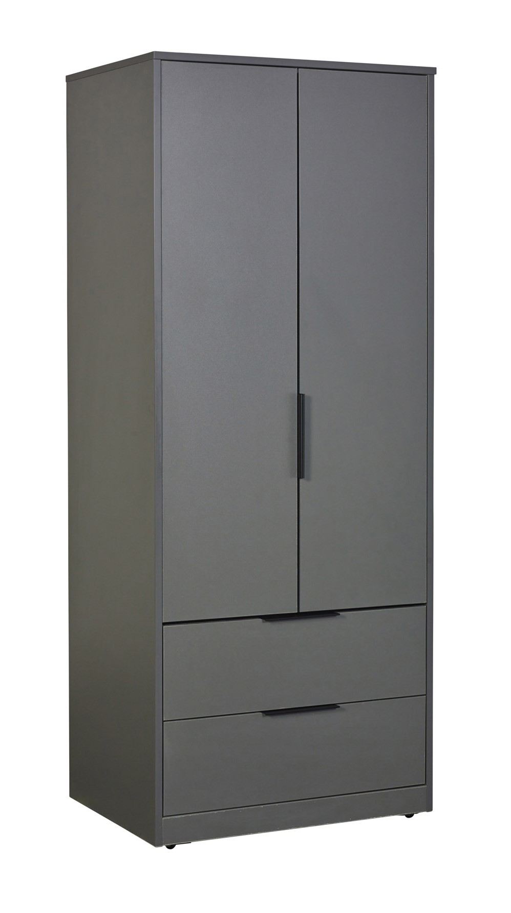 Harbin Contract 2 Door 2 Drawer Wardrobe Grey