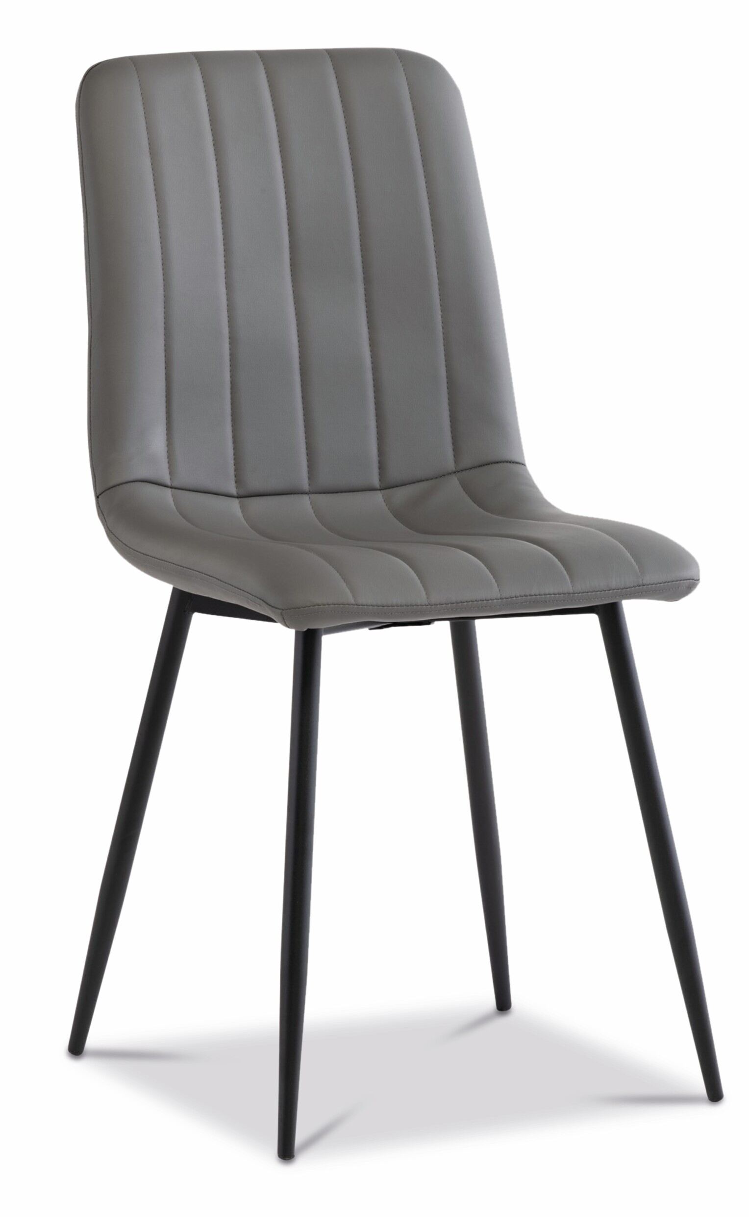 Lara Dining Chair Grey PU
