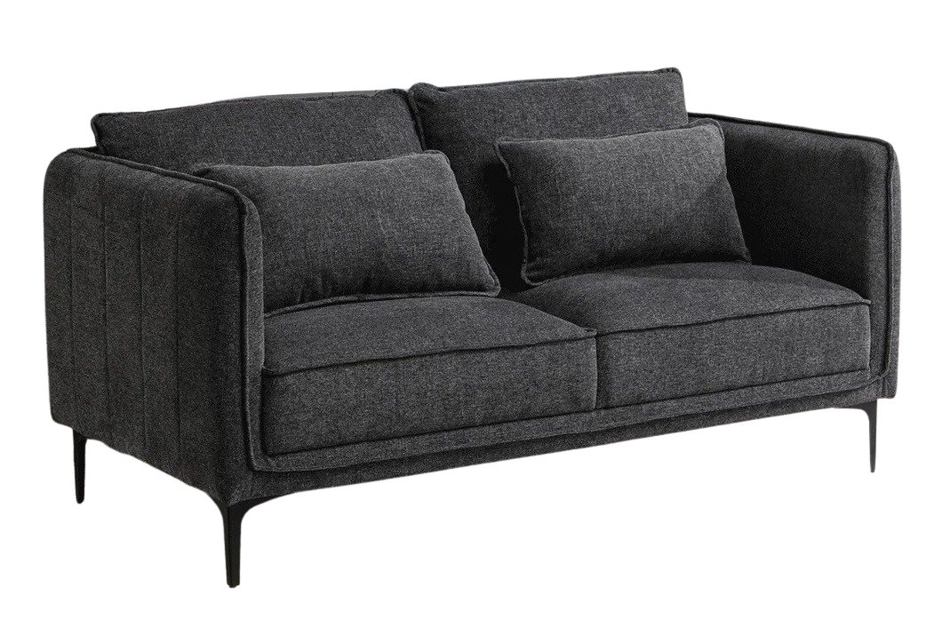 Milan 2 Seat Sofa Grey