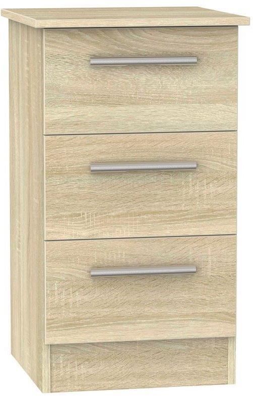 Sterling 3 Drawer Bedside